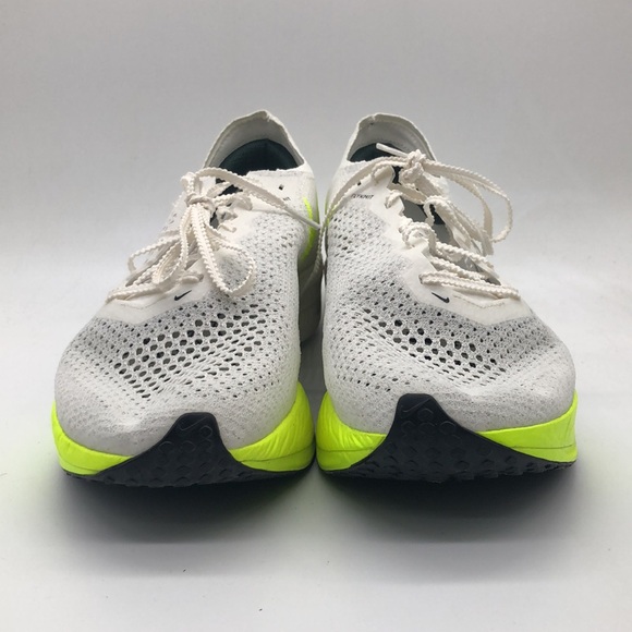 Mens Nike ZoomX Vaporfly Next% FK White/Green FZ4017-100 *Tried on * Sz 11 - Picture 3 of 12